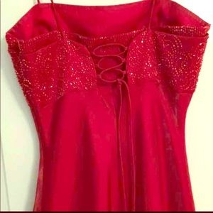 Red sequin dress!